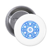 Earth Merkabah Sixfold Symmetry Pin