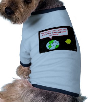 earth moon tree-huggers hot flash dog tee shirt by rexfmay