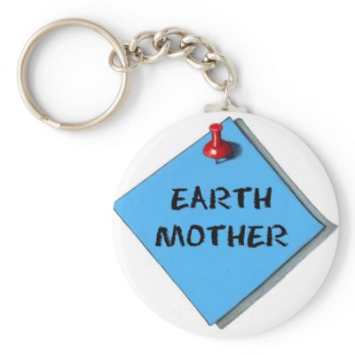 EARTH MOTHER MEMO KEYCHAIN by joyart