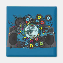 Earth_Music Fridge Magnets