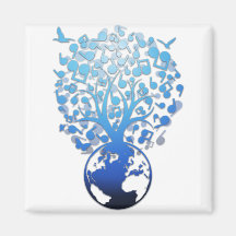 Earth_Music Refrigerator Magnets