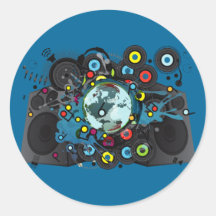 Earth_Music Sticker
