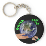 earth pass it on keychain