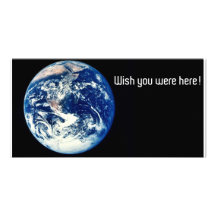 Earth Postcard Picture Card