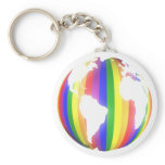 Earth Rainbow Keychain