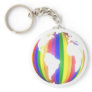 Earth Rainbow Keychain