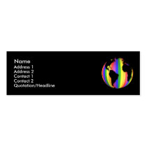 Earth Rainbow Profile Card Business Cards