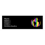 Earth Rainbow Profile Card business cards