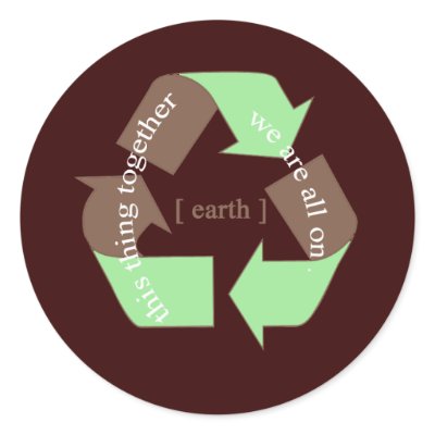 Earth Recycle Stickers by NixxysPicks