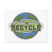 Earth Reduce, Reuse and Recycle Post Cards