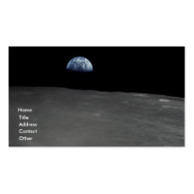 Earth Rise Business Card Template