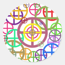 Earth Round Sticker