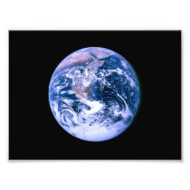 Earth Seen From Space Photograph