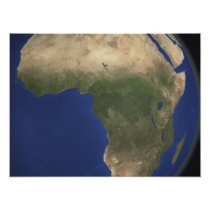 Earth showing landcover over Africa