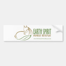 Earth Spirit Horse Rescue Inc. Bumper Sticker