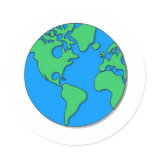 Earth stickers