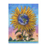 Earth Sunflower postcard