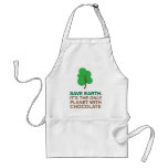 Earth, The Only Planet With Chocolate Apron