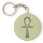 Earth Tone Ankh Key Chain