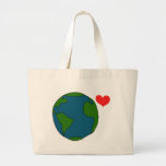 Earth Tote Canvas Bag