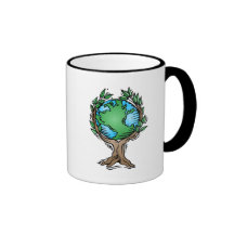earth tree coffee mugs