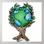 earth tree print