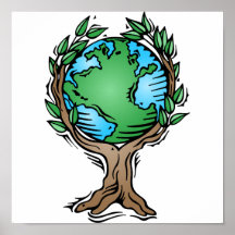earth tree print