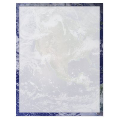 Earth Trim Border and Background Custom Flyer by gravityx9