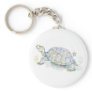 Earth Turtle Key Chain
