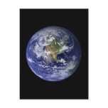 Earth - Western Hemisphere Post Card