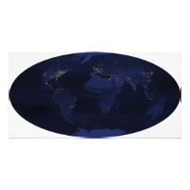 EarthÃ¯Â¿Â½s human-generated nighttime lights Photographic Print