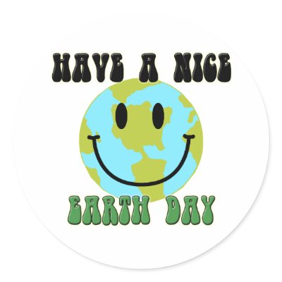 earthday03a round sticker by gooseflats