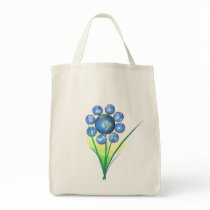 Earthday Flower Canvas Bag