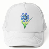 Earthday Flower Trucker Hat