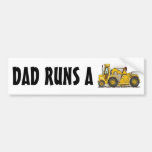 Earthmover Construction Bumper Sticker