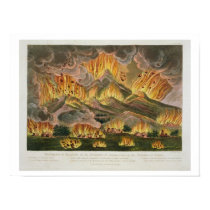 Earthquake and Eruption of the Mountain of Asama-y posters