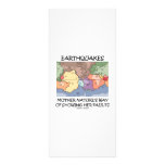 Earthquakes Mother Nature's Way Showing Faults Rack Card Template
