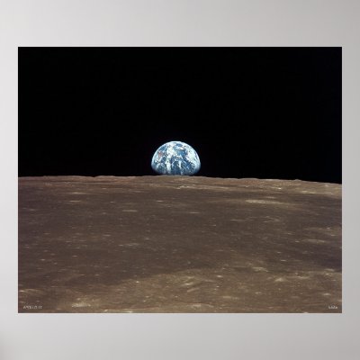 Earthrise - Apollo 11 Posters by Space_Exploration