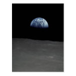 Earthrise Famous Image from the Moon Postcards