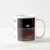 EARTHRISE OVER LUNA! MUG