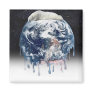 Earth's Bear Hug (w/Half Universe Background) Fridge Magnets