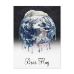 Earth's Bear Hug (w/Half Universe Background) postcards