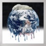 Earth's Bear Hug (w/Half Universe Background) Posters