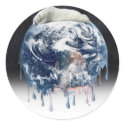 Earth's Bear Hug (w/Half Universe Background) stickers