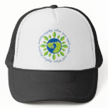 Earth's Flower Earthday Everyday Trucker Hats