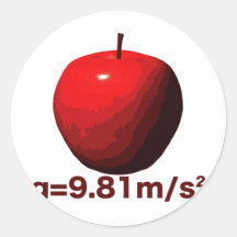 Earth's_Gravity Round Stickers