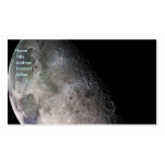Earth's Moon Business Card Template
