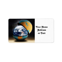 Earth's Protective Cover Personalized Address Label