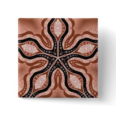 EarthStar #5 STAR Button by webgrrl
