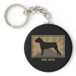 Earthy Cane Corso Key Chains